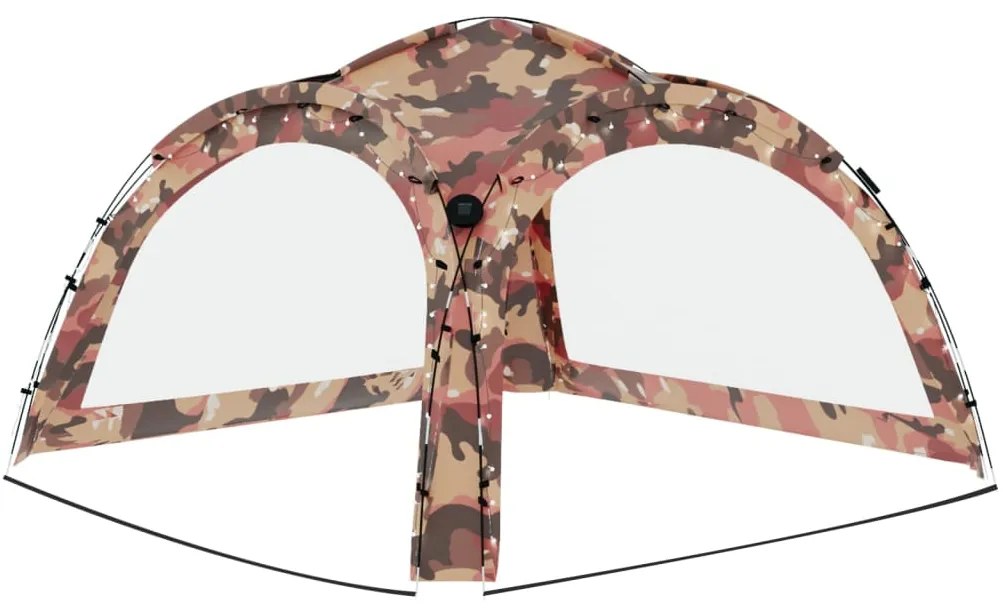 vidaXL Τέντα Εκδηλώσεων με LED και 4 Τοιχώματα Παραλλαγή 3,6x3,6x2,3μ.