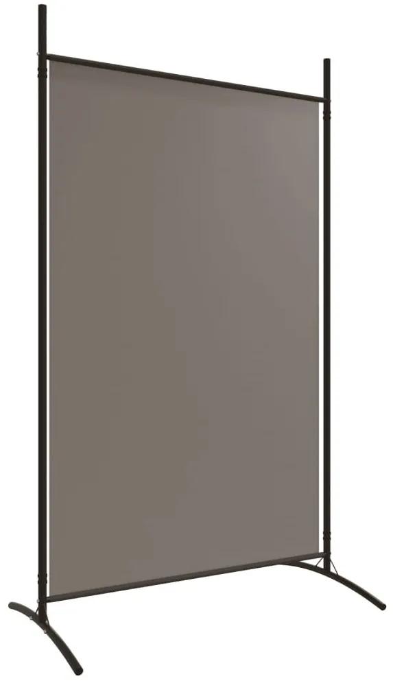 Διαχωριστικό Δωματίου με 3 Πάνελ Ανθρακί 525x180 εκ. από Ύφασμα - Ανθρακί