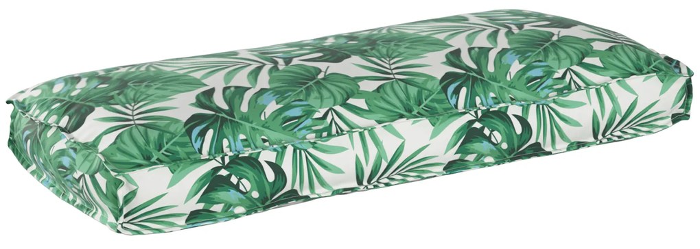 vidaXL Μαξιλάρι παλέτας για κάθισμα / πλάτη Floral Μοτίβο φύλλων