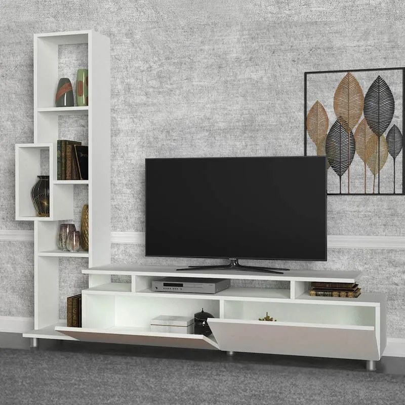 ΣΥΝΘΕΣΗ ΤΗΛΕΟΡΑΣΗΣ TULIP MEGAPAP ΧΡΩΜΑ ΛΕΥΚΟ 160X29,5X160ΕΚ.