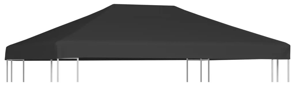 vidaXL Κάλυμμα για Κιόσκι Γκρι 4 x 3 μ. 310 γρ./μ²