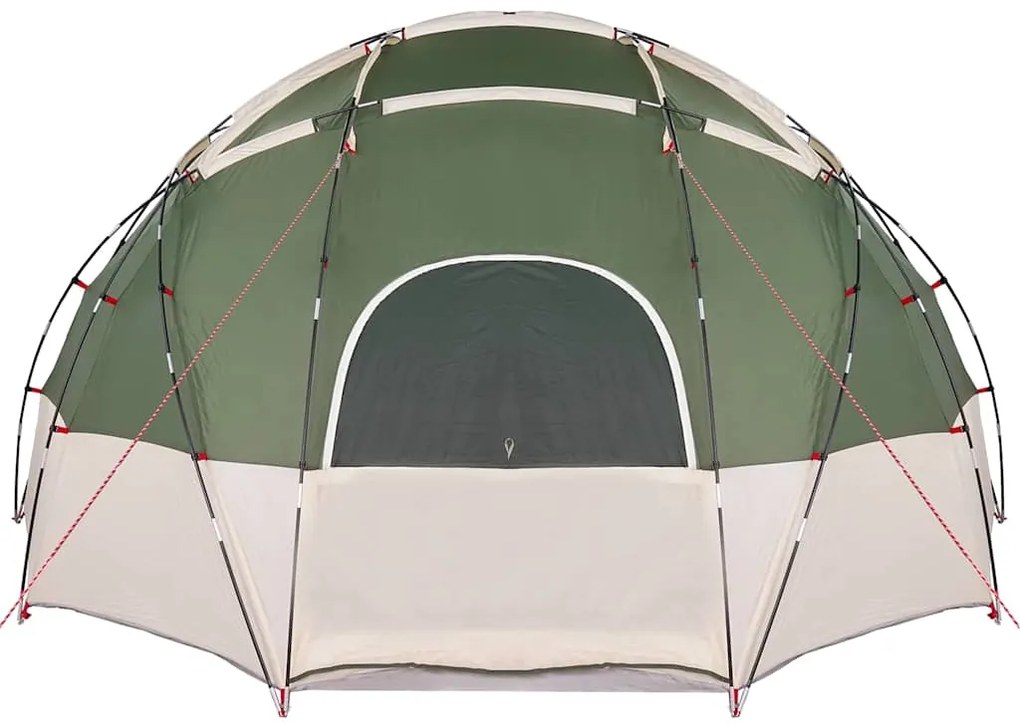 vidaXL Σκηνή Camping με στέγη Πράσινο 475 x 475 x 235 εκ. Πολυεστέρας