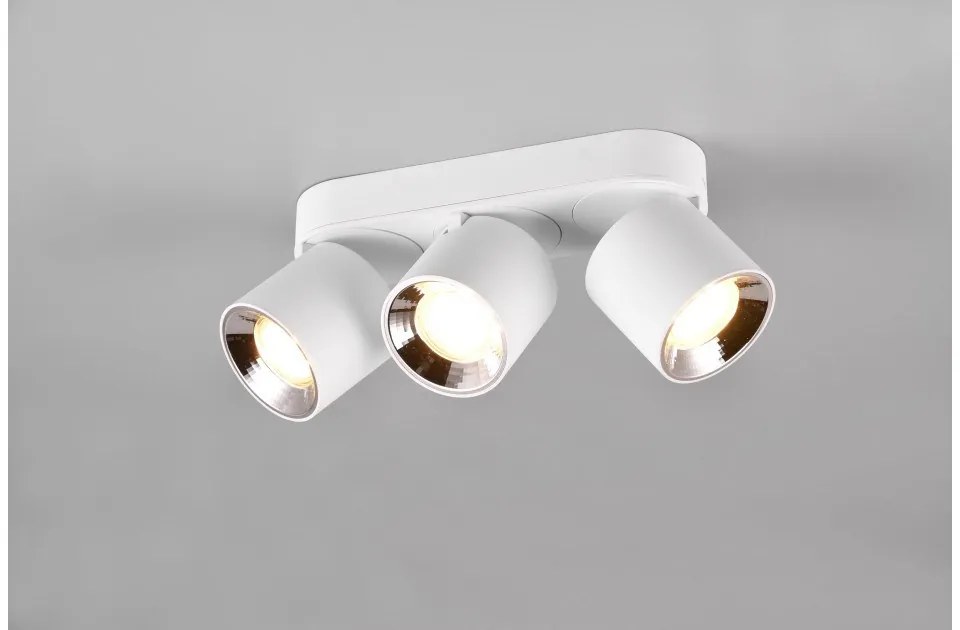 Σποτ Φωτιστικό Οροφής 3xGU10 Κινητό Guayana Lighting-651000331-Λευκό 651000331