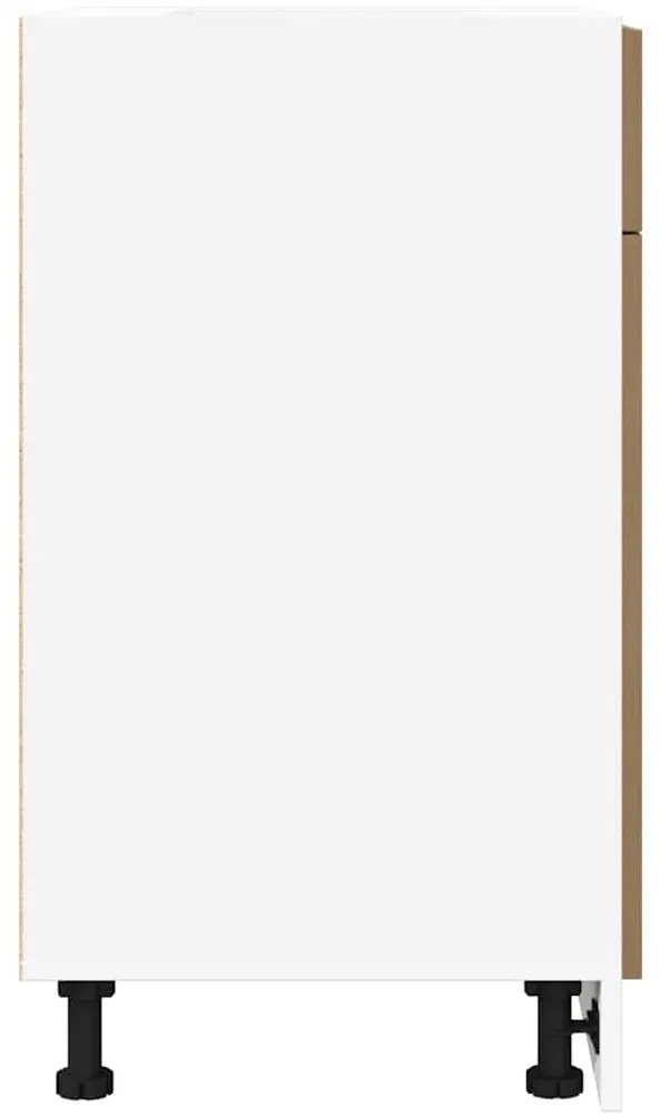 vidaXL Έπιπλο Με Συρτάρι Lyon Αρτισιανή Δρυς 50x46x81,5εκ.