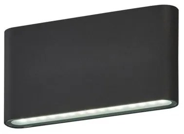 Απλίκα Φωτιστικό Τοίχου LED 5,5W Scone Μαύρο 3000K 30557 Fischer Honsel-30557-Μαύρο 30557