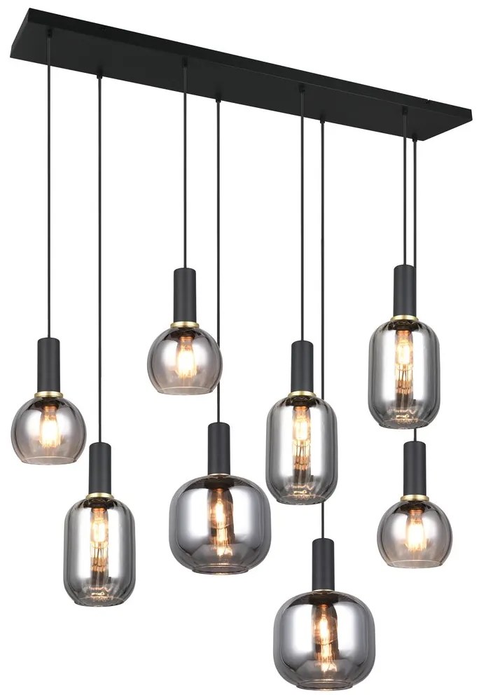 Φωτιστικό Κρεμαστό Trio Lighting DIVA 319800832 Μαύρο Ματ (Black Mat)