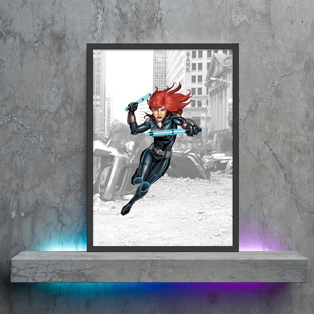 Πόστερ &amp;  Κάδρο Comic Black Widow CM042 21x30cm Εκτύπωση Πόστερ (χωρίς κάδρο)