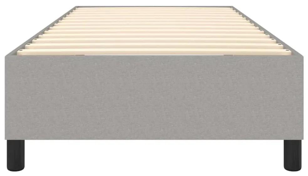 Πλαίσιο Κρεβατιού Boxspring Ανοιχτό Γκρι 80x200 εκ. Υφασμάτινο - Γκρι
