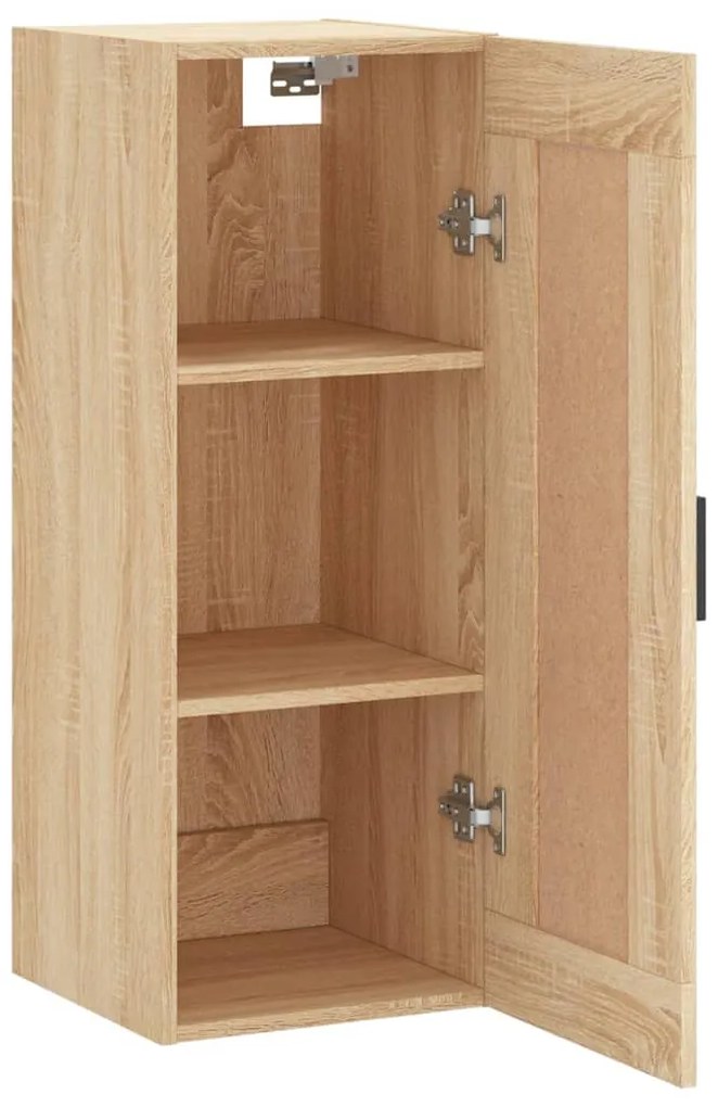 vidaXL Ντουλάπι Τοίχου Sonoma Δρυς 34,5 x 34 x 90 εκ. Επεξεργ. Ξύλο