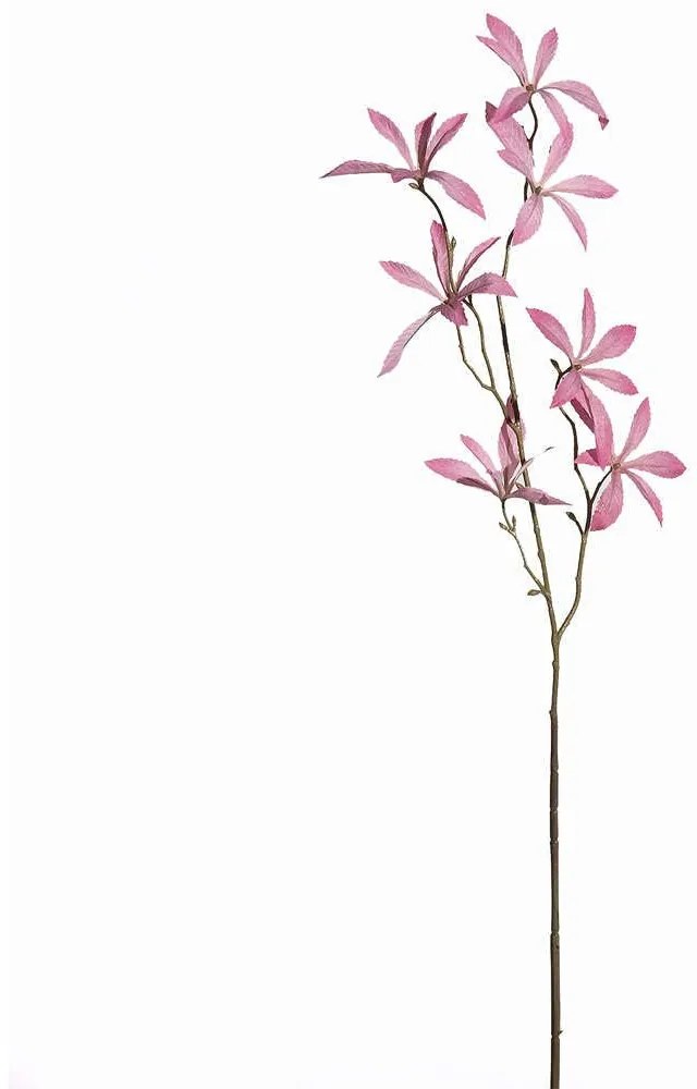 Τεχνητό Κλαδί Σεφλέρα Mini 6691-7 88cm Pink Supergreens Polyethylene,Fabric