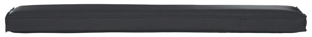 vidaXL Μαξιλάρι παλέτας Μαύρο 200 x 40 x 8 εκ. Ύφασμα Oxford
