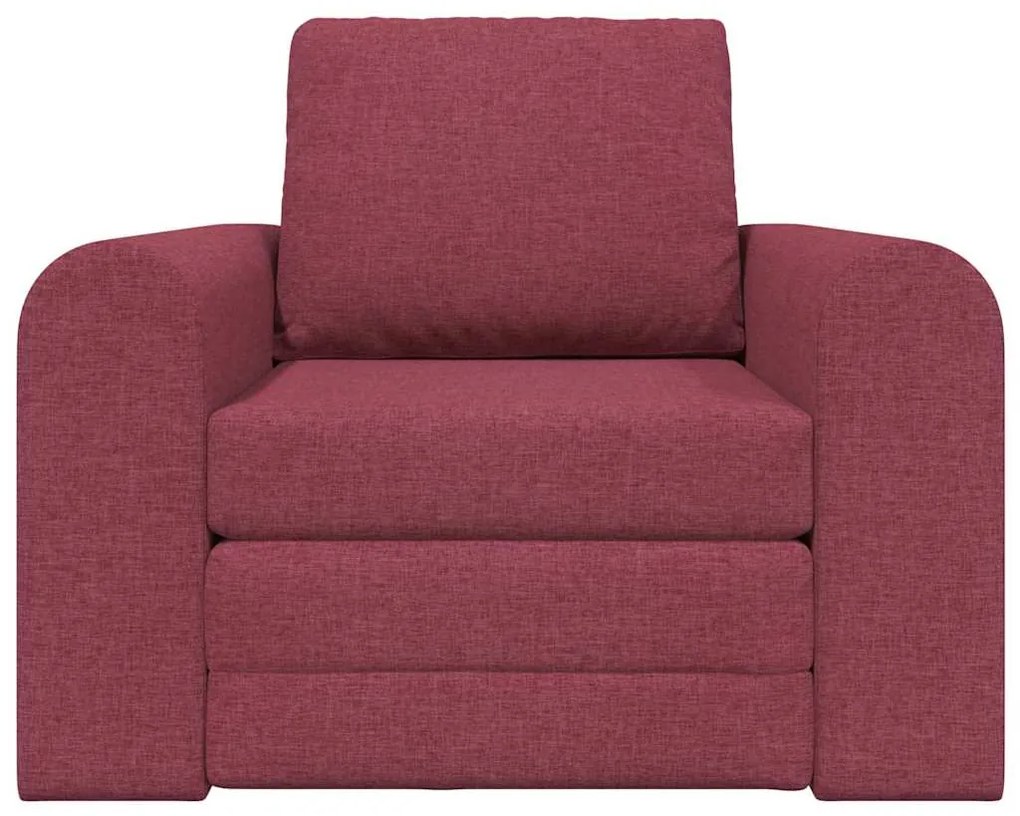vidaXL Κρεβάτι καναπές Μπορντό 98 x 71 x 83 εκ. ύφασμα