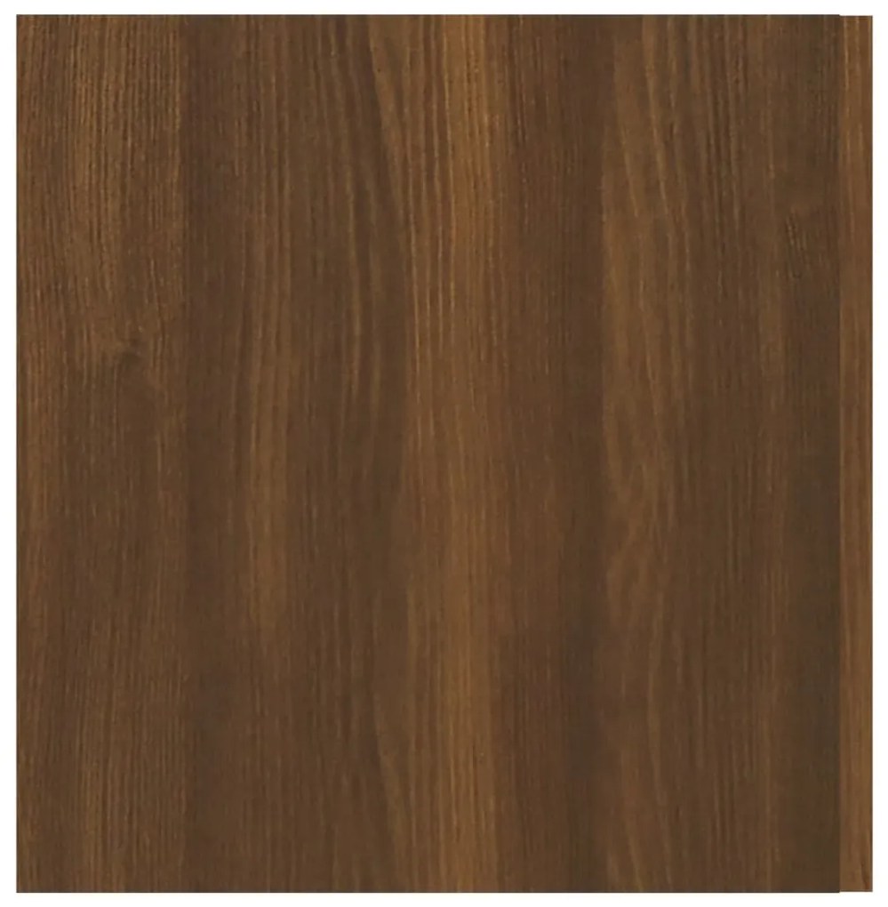 vidaXL Ντουλάπι Τοίχου Καφέ Δρυς 80x39x40 εκ. Επεξεργασμένο Ξύλο