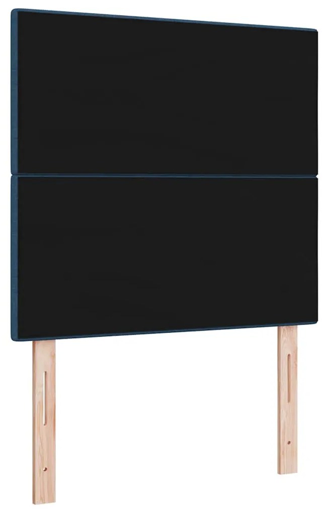 vidaXL Κεφαλάρι με κεφαλάρι Μπλε 90 cm ύφασμα