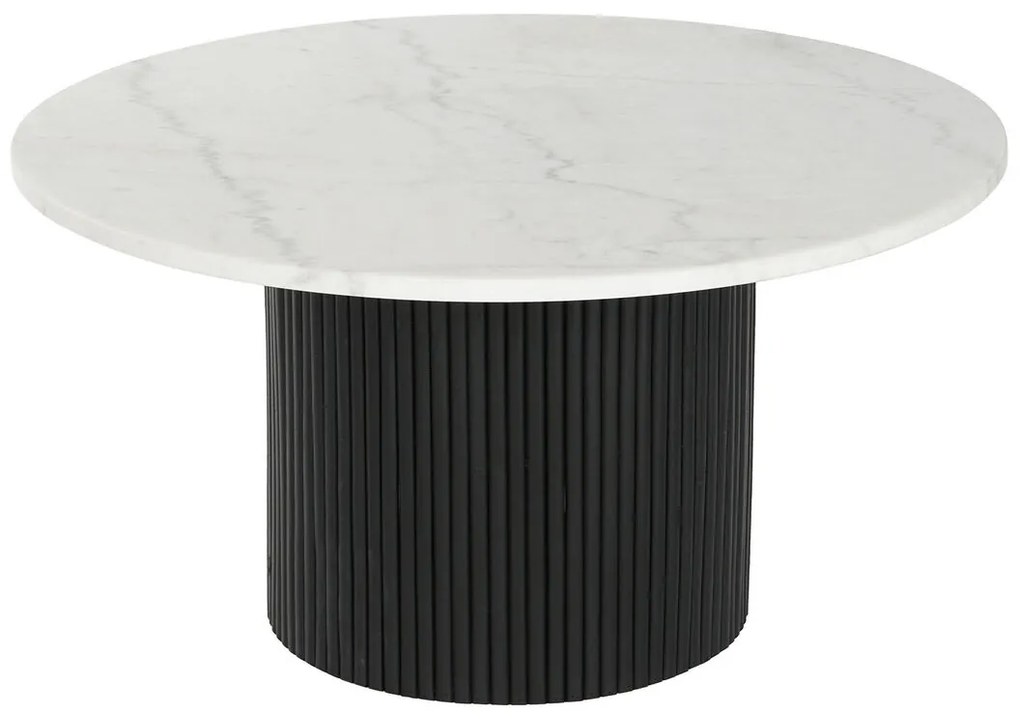Τραπεζάκι Καφέ DKD Home Decor Μάρμαρο Ξύλο MDF 80 x 80 x 42 cm
