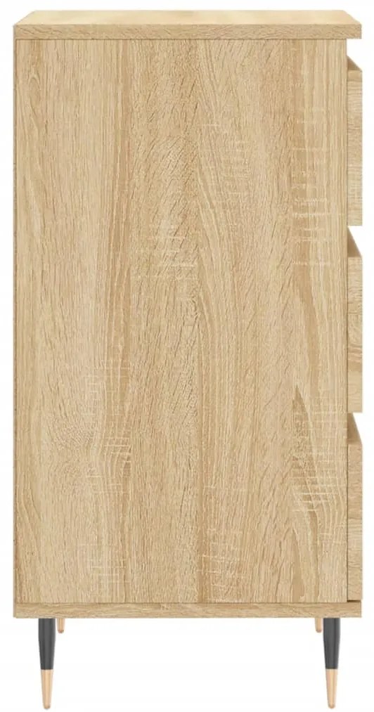 vidaXL Συρταριέρα Sonoma Δρυς 40 x 35 x 70 εκ. από Επεξεργασμένο Ξύλο