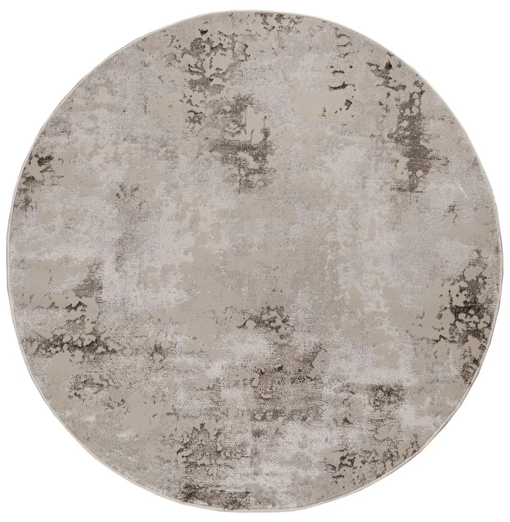 Στρογγυλό Χαλί All Season (Φ160) Βιοκαρπέτ Gossip 6023C Grey Vizon