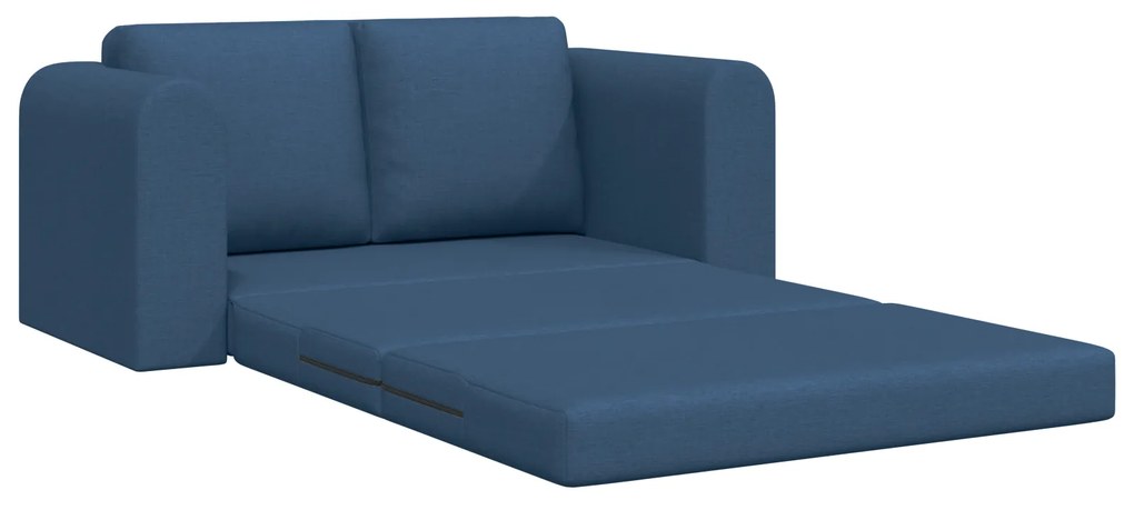 vidaXL Καναπές Κρεβάτι 2-σε-1 Μπλε 148x71x83 εκ. Υφάσματος