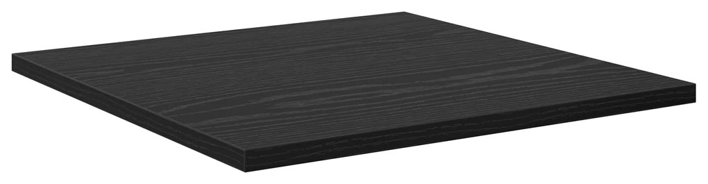 vidaXL Ράφια Βιβλιοθήκης - Σετ 4, Μαύρη Δρυς, 40x40x1.5 εκ, Από Επεξεργασμένο Ξύλο