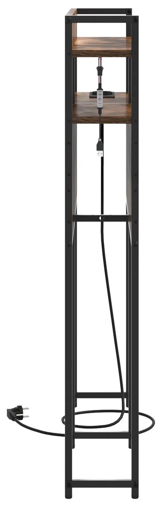 vidaXL Κεφαλάρι Αποθήκης Καπνιστή δρυς 90 cm Επεξεργασμένο ξύλο