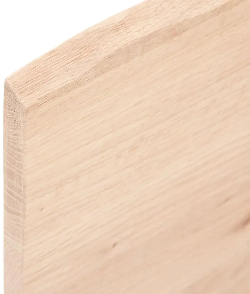 vidaXL Ράφι Τοίχου 40 x 40 x 2 εκ. από Ακατέργαστο Μασίφ Ξύλο Δρυός