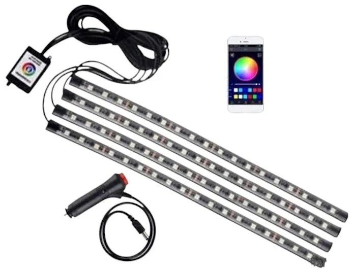 Σετ φωτισμού καμπίνας αυτοκινήτου LED - R-D19101-P18