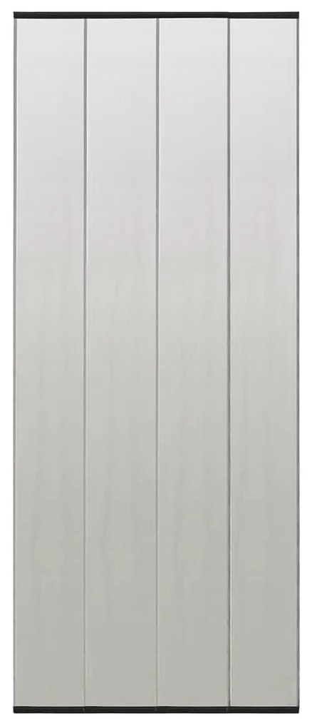 vidaXL Σήτα Πόρτας Κουρτίνα Μαύρη 100x220 εκ. από Πολυεστέρα
