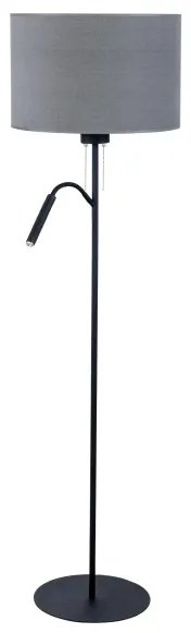 Επιδαπέδιο Φωτιστικό 1xE27 1xG9 Γκρι Ύφασμα Reading Light Hotel Plus 9072 Nowodvorski-9072-Γκρι 9072