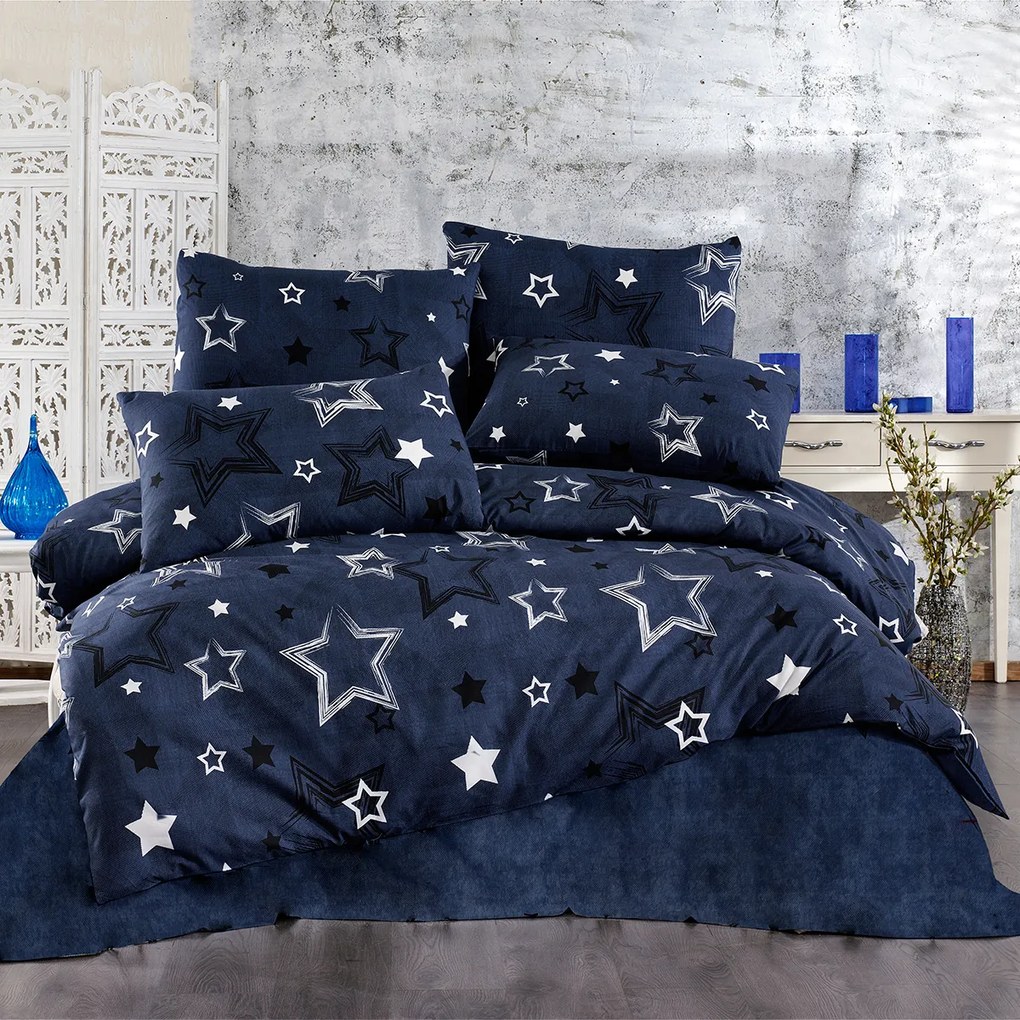 Πάπλωμα Υπέρδιπλο (220x240) Dimcol Γαλαξίας 307 Dark Blue