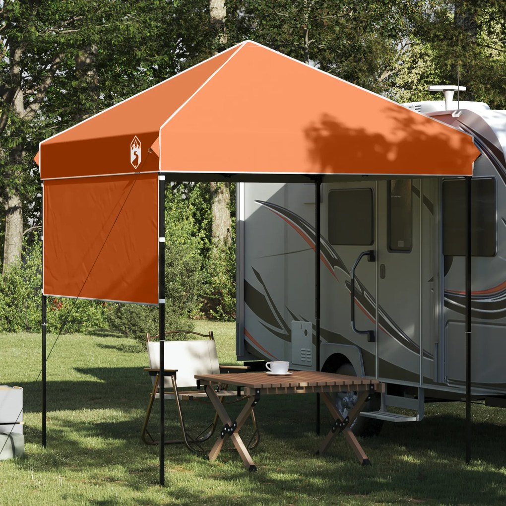 vidaXL Σκηνή Canopy Pop-up Πορτοκαλί 200 x 200 cm ύφασμα