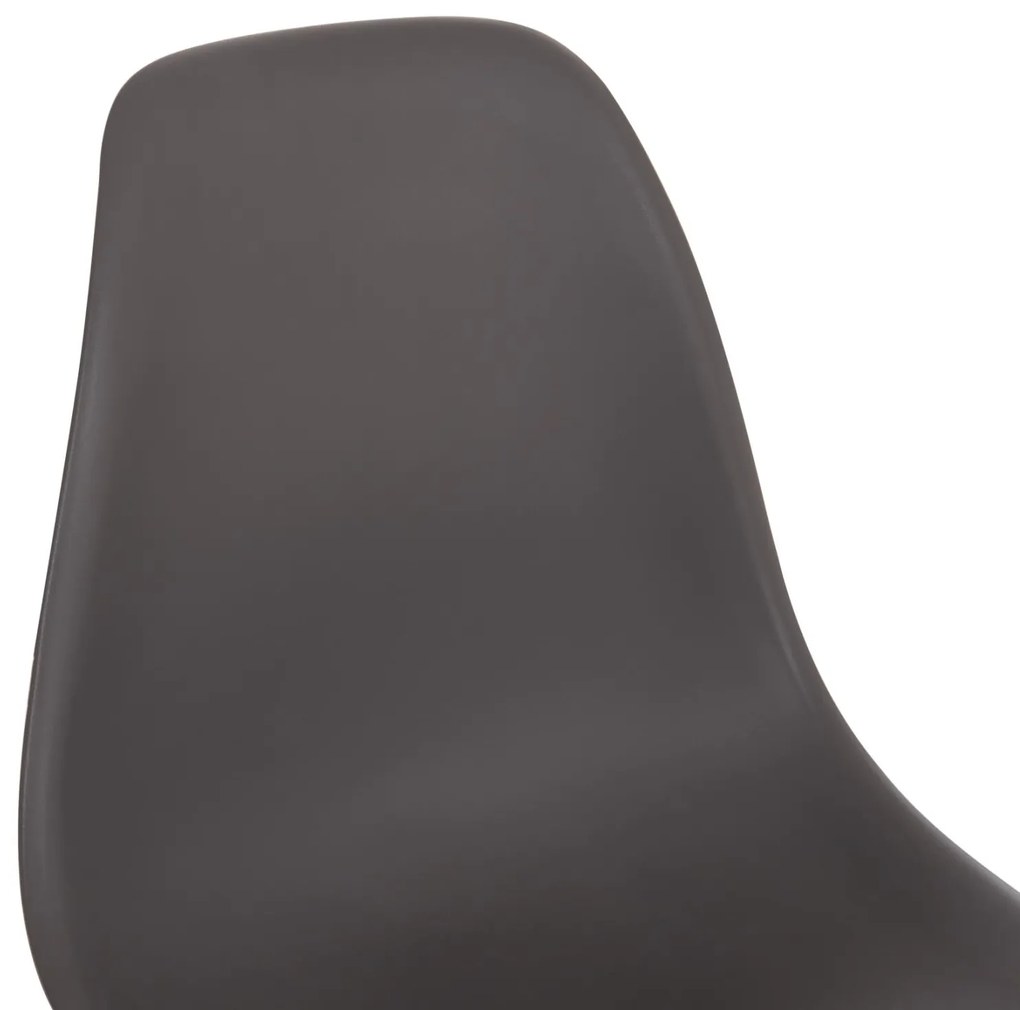 Καρέκλα C8460.10 με Ξύλινα πόδια και Twist PP Γκρί 46x50x82εκ. 4αδα 46x50x82 εκ.