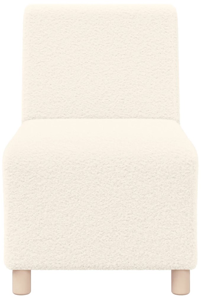 vidaXL Καθίσμα Σαλονιού 2 pcs Κρεμ 55 x 74 x 82 εκ. Βελούδο