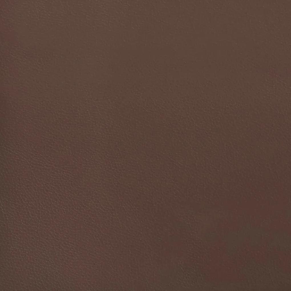 Πάνελ Τοίχου 12 τεμ. καφέ 60 x 15 εκ. 1,08 μ² Συνθετικό Δέρμα - Καφέ