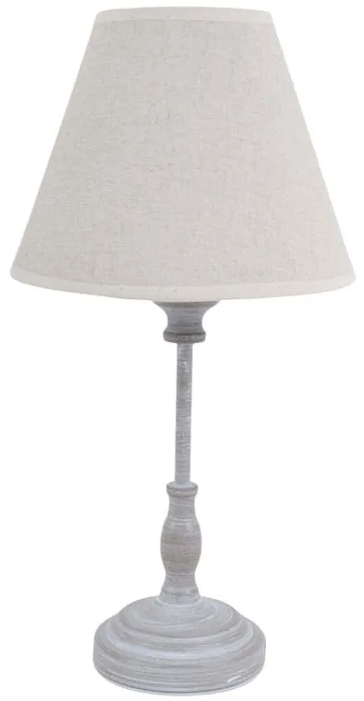 Φωτιστικό Επιτραπέζιο 845491 19x19x37cm E14 40W Antique Grey-Beige Ankor
