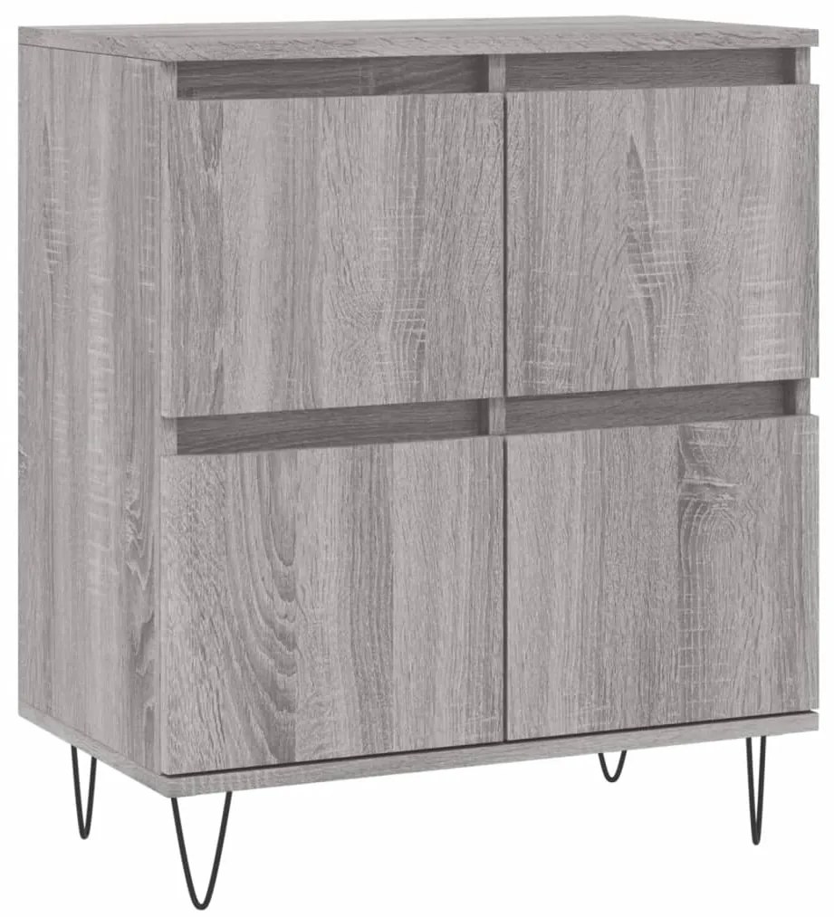 vidaXL Ντουλάπι Γκρι Sonoma 60x35x70 εκ. από Επεξεργασμένο Ξύλο