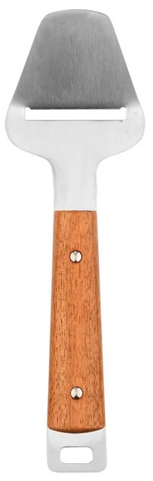 Κόπτης Τυριών Ανοξείδωτος Allure 01-27919 7,5x7,5x24cm Inox-Natural Estia Ατσάλι,Ξύλο