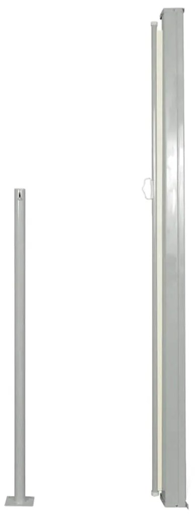 vidaXL Σκίαστρο Πλαϊνό Συρόμενο Κρεμ 140 x 300 εκ.