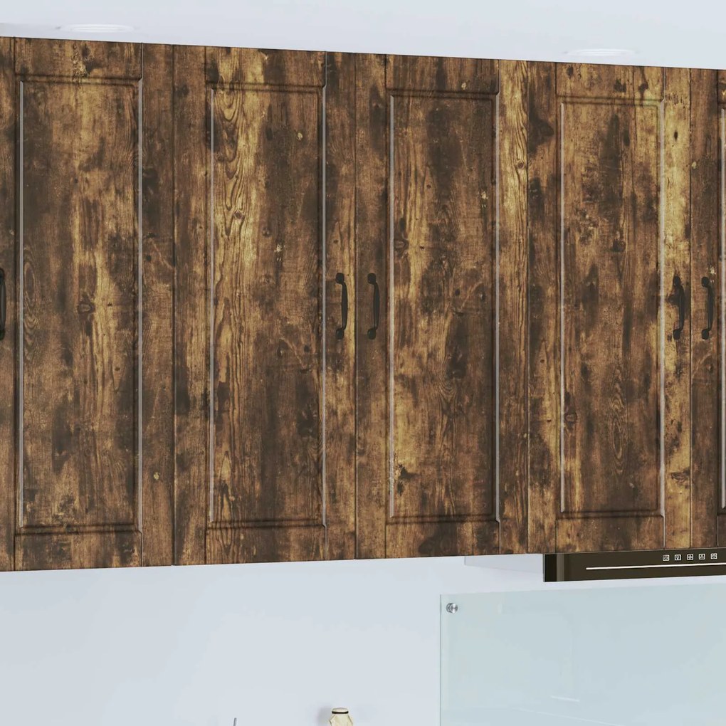 vidaXL Ντουλάπα Κουζίνας με ράφι Καπνιστό Δρύς 80 x 31 x 100 εκ.