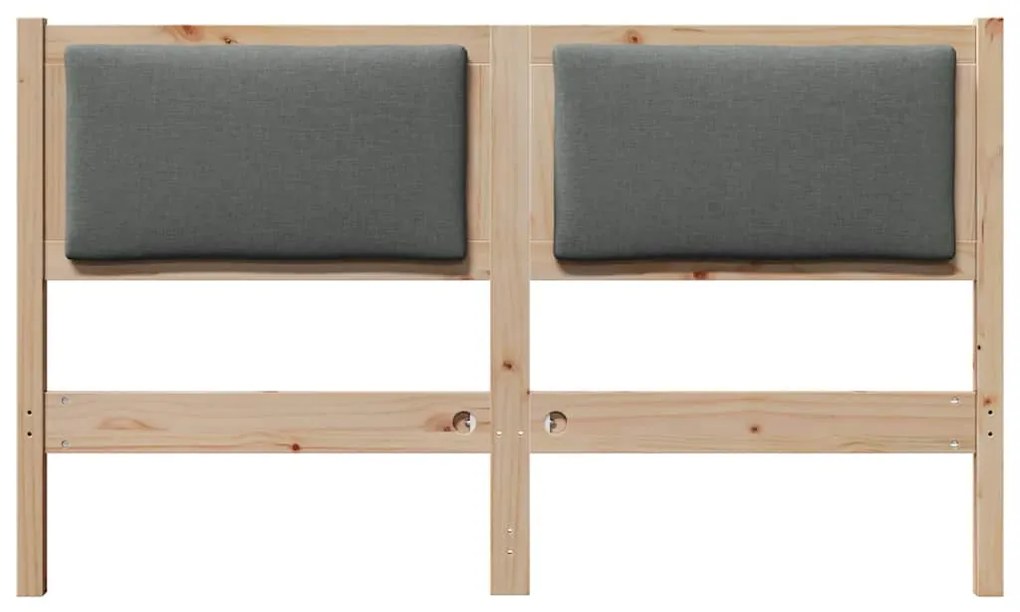 vidaXL Κεφαλάρι Άλλο Καφέ 160 cm Μασίφ ξύλο πεύκου