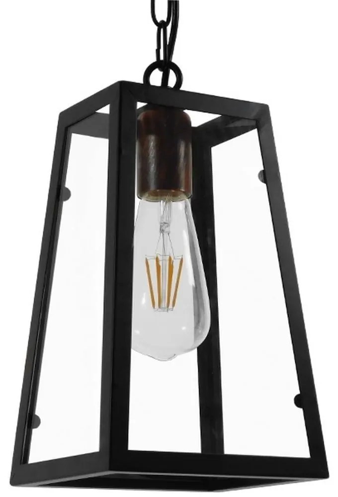 Φωτιστικό Οροφής Lima 01040 Black GloboStar Metal