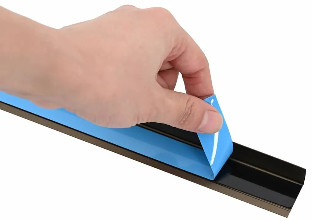 vidaXL Προστατευτικά ακμών σκάλας 30 pcs Καφέ 67 x 3.5 x 3 εκ