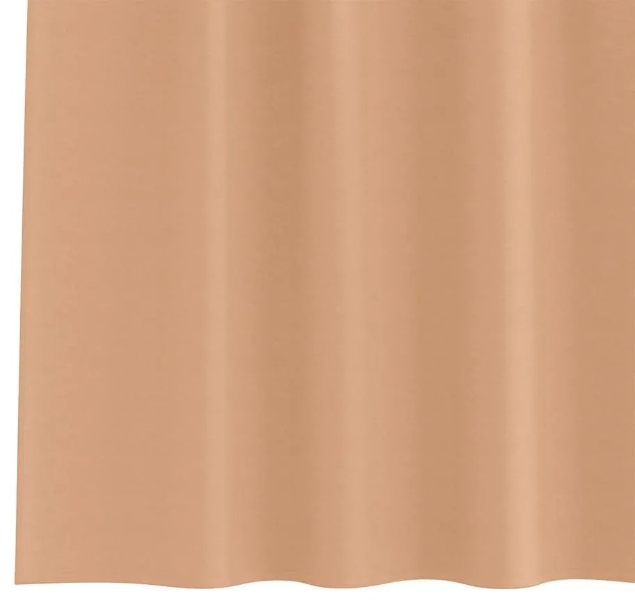 vidaXL Κουρτίνες με κουρτίνες 2 pcs Ανοιχτό καφέ 140x140cm Πολυεστέρας