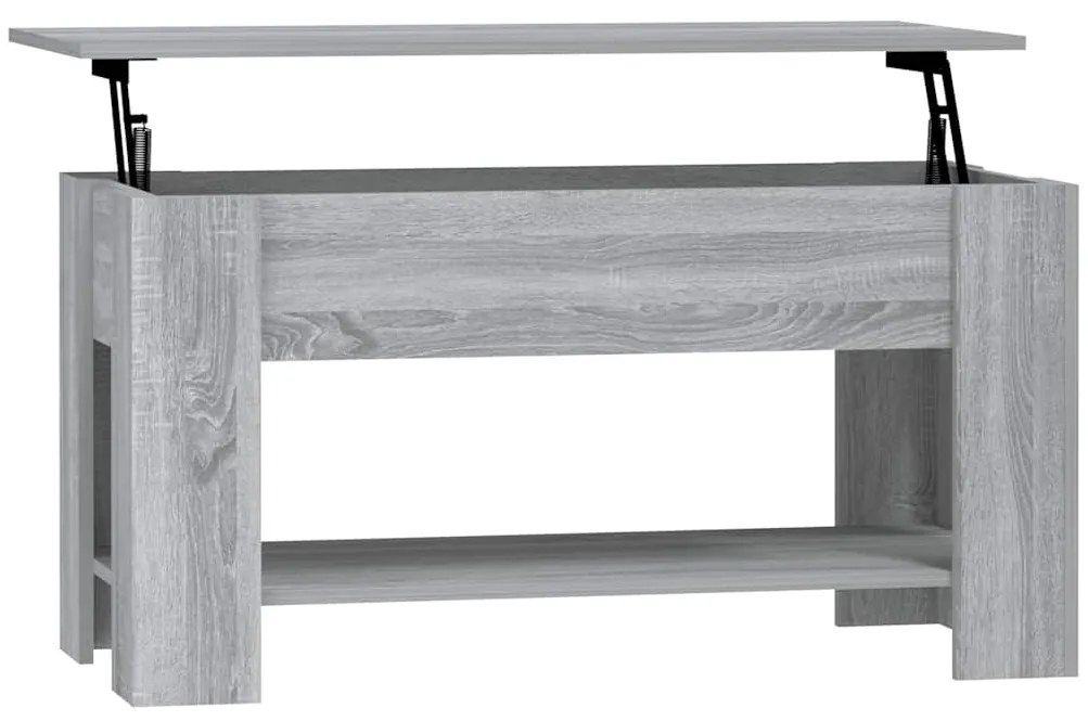 vidaXL Τραπεζάκι Σαλονιού Γκρι Sonoma 101x49x52 εκ. Επεξεργασμένο Ξύλο