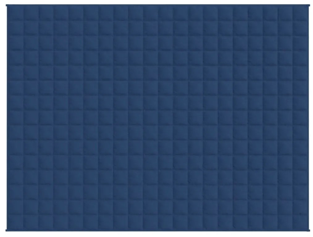 Κουβέρτα Βαρύτητας Μπλε 152 x 203 εκ. 7 κ. Υφασμάτινη - Μπλε