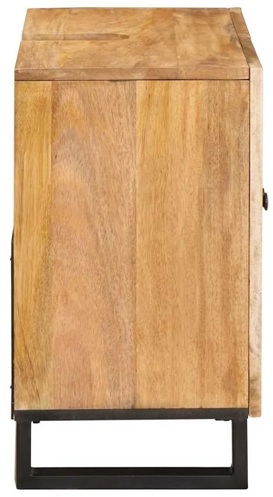 vidaXL Ντουλάπα Νιπτήρα Mπάνιου με ράφι με πόρτα Καφέ 62 x 33 x 58 εκ.