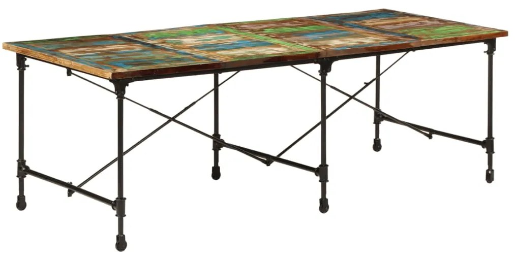 vidaXL Τραπεζαρία 220 x 90 x 77 εκ. από Μασίφ Ανακυκλωμένο Ξύλο