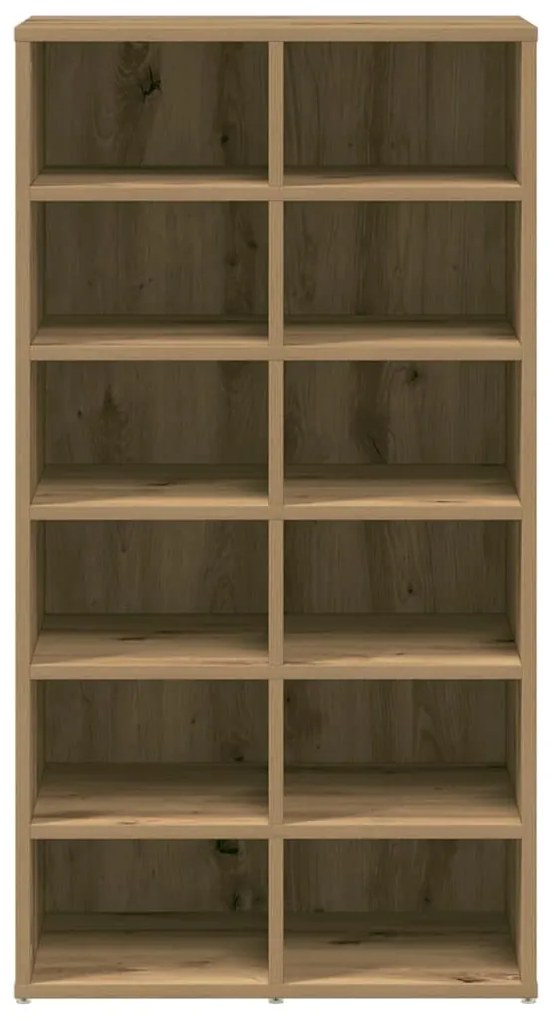 vidaXL Ράφι παπουτσιών Artisan Oak 54x34x100,5 cm Κατασκευασμένο ξύλο