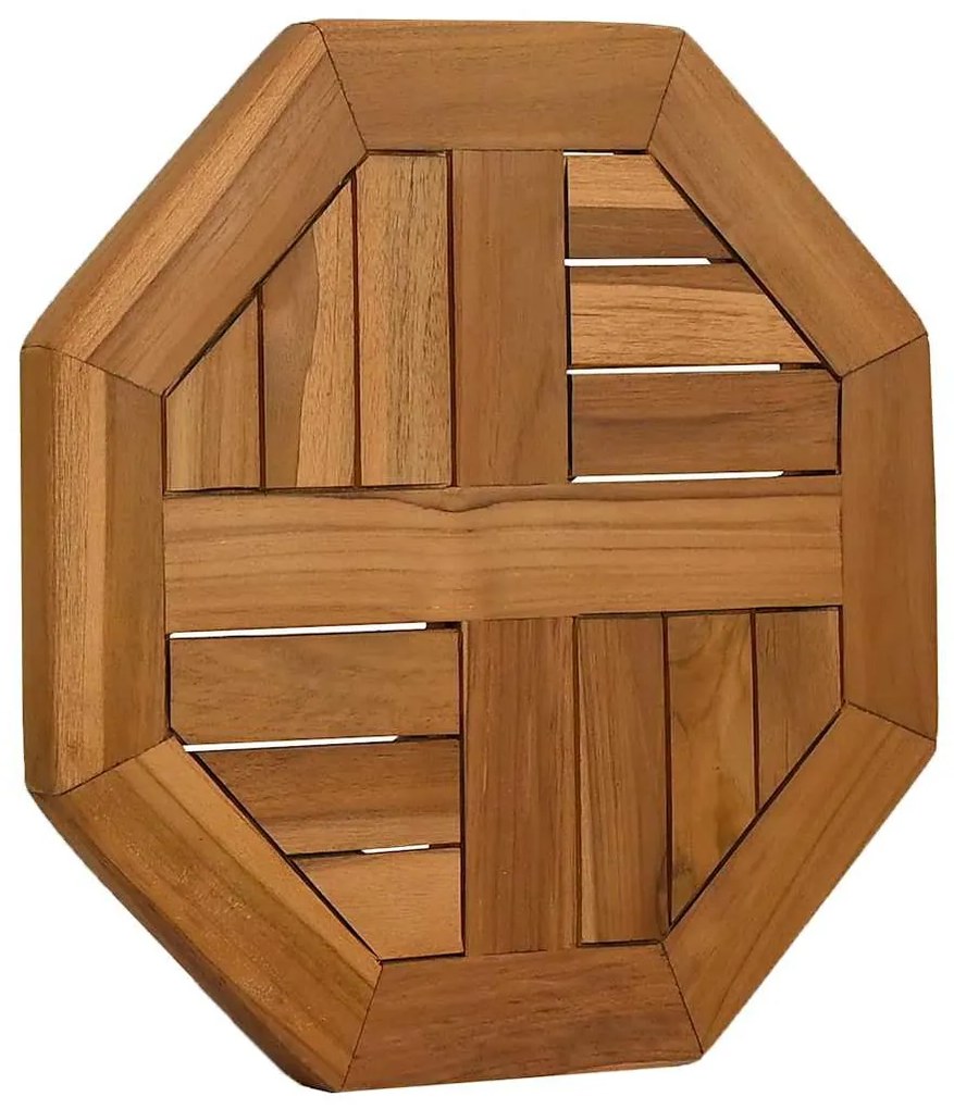 vidaXL Επιφάνεια Τραπεζιού Οκτάγωνη 40x40x2,5 εκ. Μασίφ Ξύλο Teak
