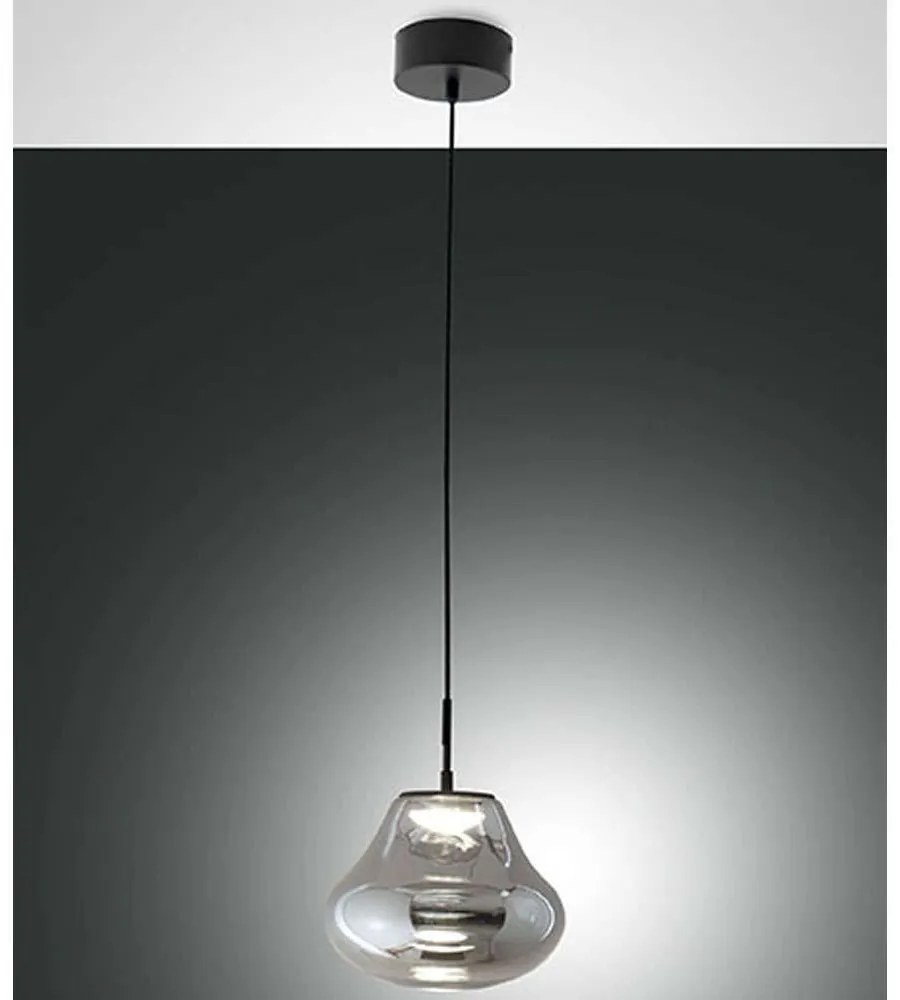 Φωτιστικό Οροφής Deva 3774-40-126 Φ25x19,5cm Dim Led 1510lm 14W Grey Fabas Luce