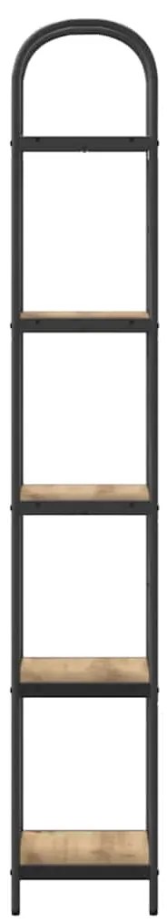 vidaXL Ράφι Βιβλίων artisan δρυς 40 x 30 x 183 εκ Επεξεργασμένο ξύλο